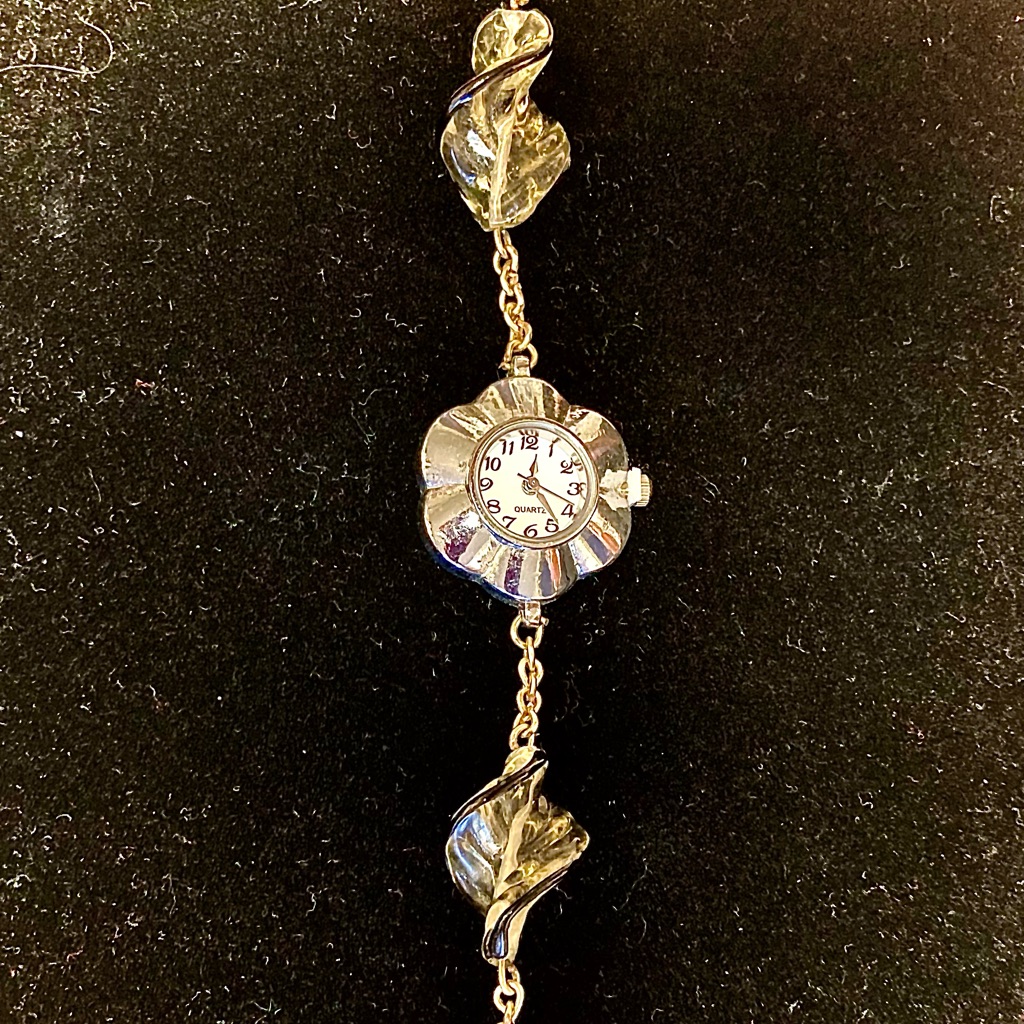 Silver And Gold Watch